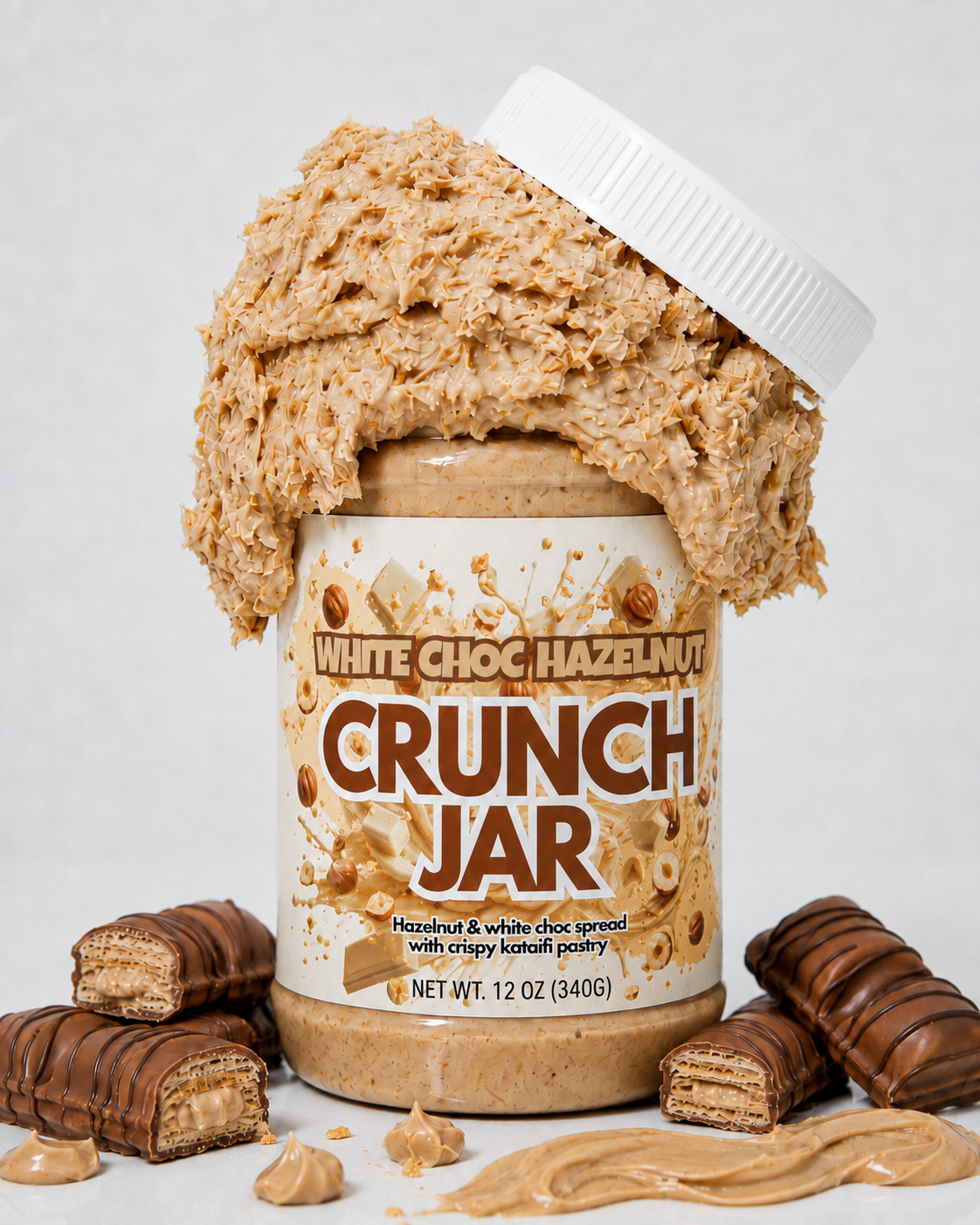 White Chocolate Hazelnut Crunch Jar | 12 oz